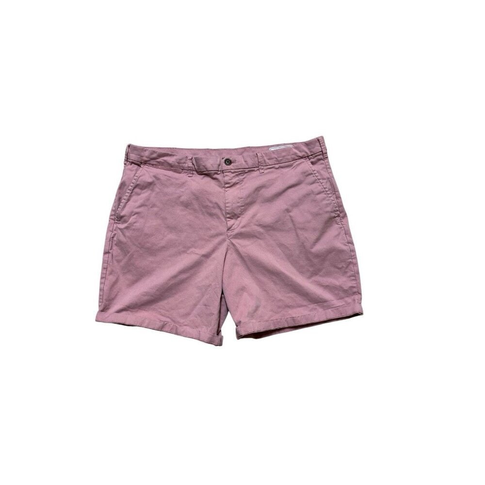 Gap Men’s Pink Shorts Size 38 Chino Stretch Casual 6” Inseam